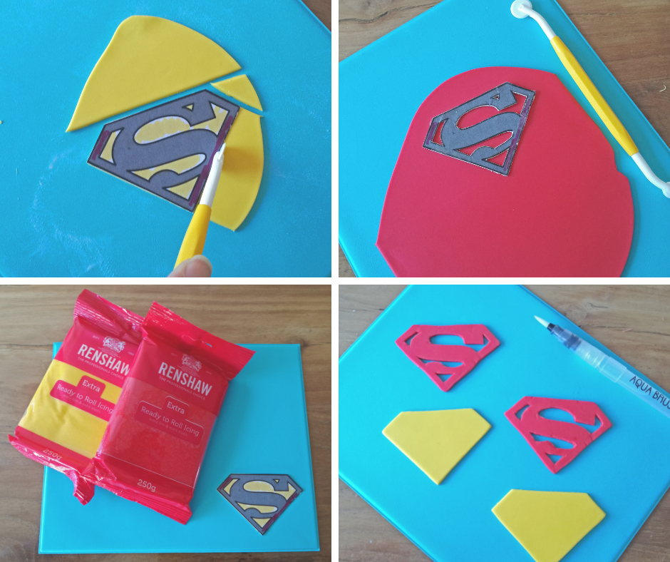 Collage making off Supermanlogo